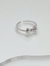 [ZEROBASEONE KIM GYU VIN] silver925 ribbon ring