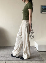 バウバスロックワイドロングナイロンパンツ / Bowbaslock Wide Long Nylon Pants