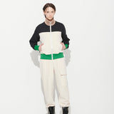 [UNISEX] MARION STRIPE JUMPER, IVORY + BLACK (6627530047606)