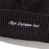 CURSIVE LOGO BEANIE - CHARCOAL (6642969116790)