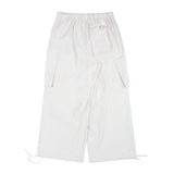 リネンワイドカーゴパンツ / LINEN WIDE CARGO PANTS  Ivory