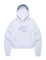 ホットフィックスセラーロゴフーディー / W HOTFIX SELLER LOGO HOODIE LIGHT GREY(CV2CFFM409A)
