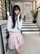 freesia shirred skirt