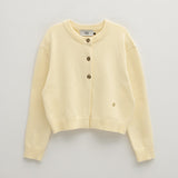 (CD-2107)ROUND NECK KNIT TOP CARDIGAN SET S