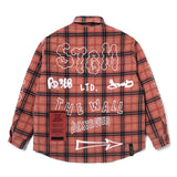 ブラックブックパデッドアウトシャツ / 22 BLACKBOOK PADDED OUT SHIRTS IVORY / YELLOW / ORANGE