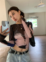 anti-sun see-through top