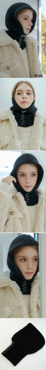 soboro knit balaclava 3colors