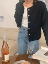 メンションナッピングライトブルーワイドウィンターデニムパンツ / Mention napping light blue wide winter denim pants