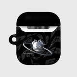 SPACE NIGHT STEEL BEAR-BLACK(AIR PODS-HARD) (6613160394870)