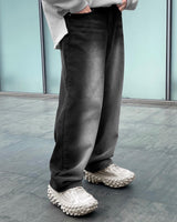 ブラッシュワイドジーンズ / Brush Black Wide Jeans