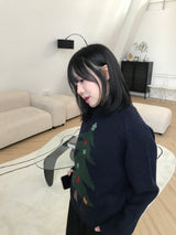 ペリルラウンドネックニット