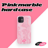 ピンクマーブルスマホハードケース / Pink marble hard case