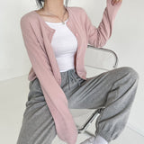 Round Neck Cardigan