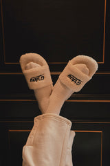 グッドデイファリーサンダル/G'day furry sandals (white)