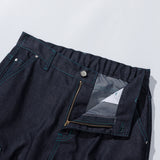 カラースティッチパネルデニムパンツ / COLOR STITCH PANEL DENIM PANTS - INDIGO
