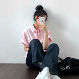 Buttoned Front Loose Fit Shirt