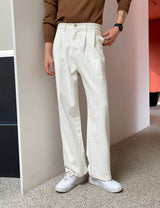 Pleated Wide Jeans (6686729207926)