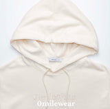 0MW tough cutting hoodie_cream