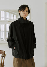 ヒデンジャンパー / unisex hidden jumper black