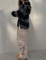 (ユニセックス) カスタカーゴワイドパンツ