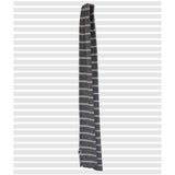 Stripe Muffler Gray