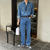 シグフィットデニムシャツ/LMN Sig Loose Fit Denim Shirt (4 colors)
