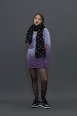 ARGYLE MUFFLER / BLACK (4614353485942)