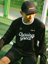 DAKYAM 2023 A/W Chasing Great COOLMAX アンチスタティックカラーブロッククイックドライロングTシャツ