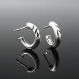 キャットクロウ65シルバーフープイヤリング / Catclaw 65 silver hoop earring (4593030955126)