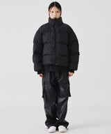 STRING SHORT ECO DOWN JACKET (BLACK)