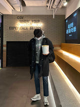 LMN ヒデンバンディングスリムフィットデニムパンツ / LMN Hidden Banding Slim Fit Denim Pants (blue)