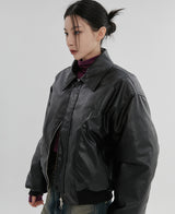 （UNISEX）チャブ6オンスレザージャンパー