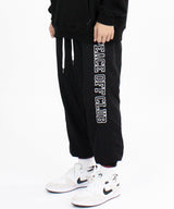 ラインロゴ_ジョガーパンツ/Line_Logo Jogger Pants BLACK (6613188640886)