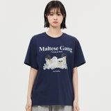 マルチーズギャング半袖Tシャツ/Maltese gang half sleeve tshirts