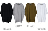 アンフテッドショルダーロング半袖Tシャツ / TOP(7791) Unfooted Shoulder Long Short Sleeve Tee