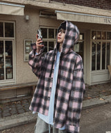 キャンディフードバルーンチェックシャツ