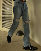 カラーマイレリーフビンテージデニムパンツ/Colmy Relief Vintage Denim