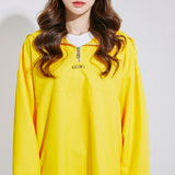 Oversize Anorack Hoodie Onepiece Yellow (6600737620086)