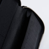 クロコダイルエンボラージウォレット/CROCODILE EMBO LARGE WALLET-BLACK