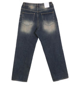 No.0412 blue black washing denim PT