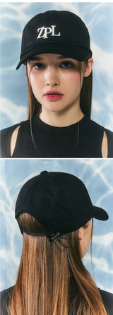裏ストリングコットンボールキャップ/Back String Cotton Ball Cap [3カラー]