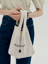 マンションニットバッグ / Mansion knit bag - Cream