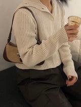 Sally two-way crop cardigan