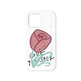 [セット] リーフシリーズ : フォーリンラブフォンケース / ローズスマホグリップ / [SET] Leaf series : Fallin' in love phone case + Rose tok