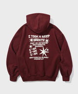 One Script Hoodie (Burgundy)