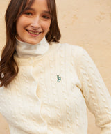 クロップニットカーディガン/RCH crop knit cardigan ivory