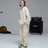 ストレートフィットスウェットパンツ/STRAIGHT-FIT SWEAT PANTS-CREAM
