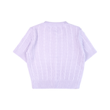 ケーブルネックカーディガン / CABLE R.NECK CARDIGAN