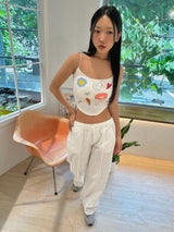 クールストレートカジュアルパンツ