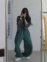 ASCLO Side Pintuck Balloon Jogger Pants (3color)